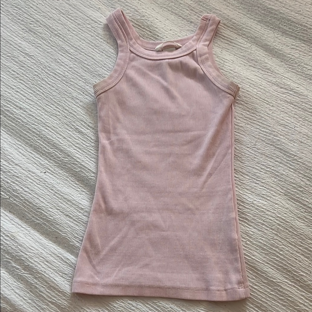 Pink Sleeveless Kids Top